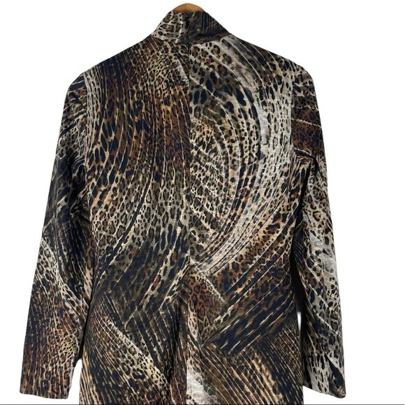 Carlisle Catwalk Camo Animal Print Pencil Cocktail Dress Size 4 - Picture 7 of 13